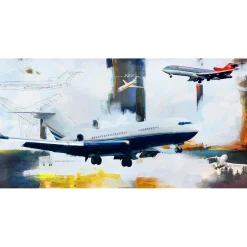 The Boeing 727 No. 1 Frank Martin Aviation Art Print