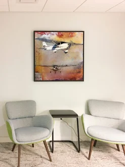 The Cessna 172 No. 1 Frank Martin Aviation Art Print