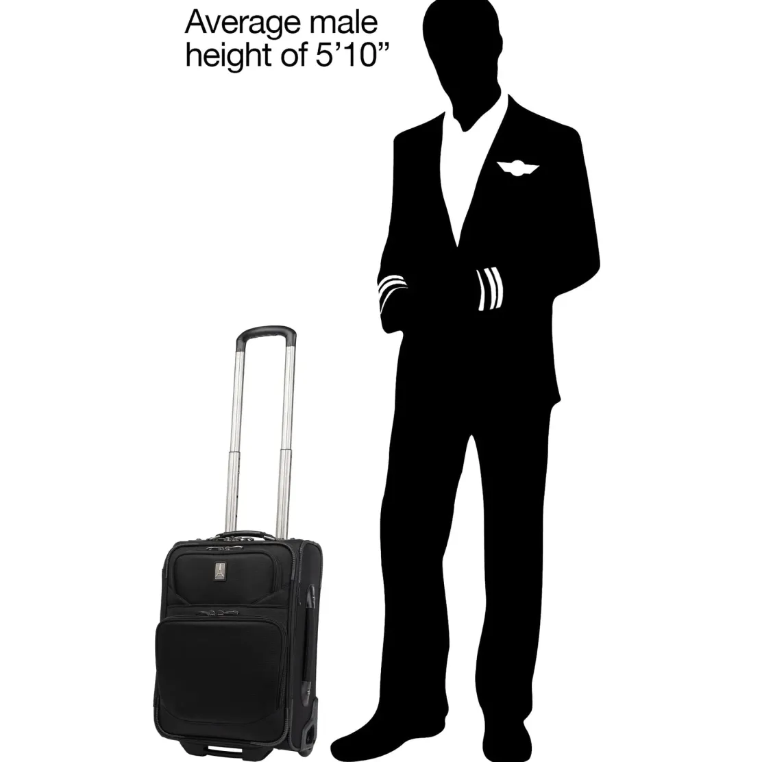 Travelpro FlightCrew5 Slim Expandable Rollaboard: Durable Luggage for Aviation Professionals
