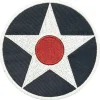 USAF Roundel 1919-1942 Iron-On Patch by Aeroplane Apparel Co.