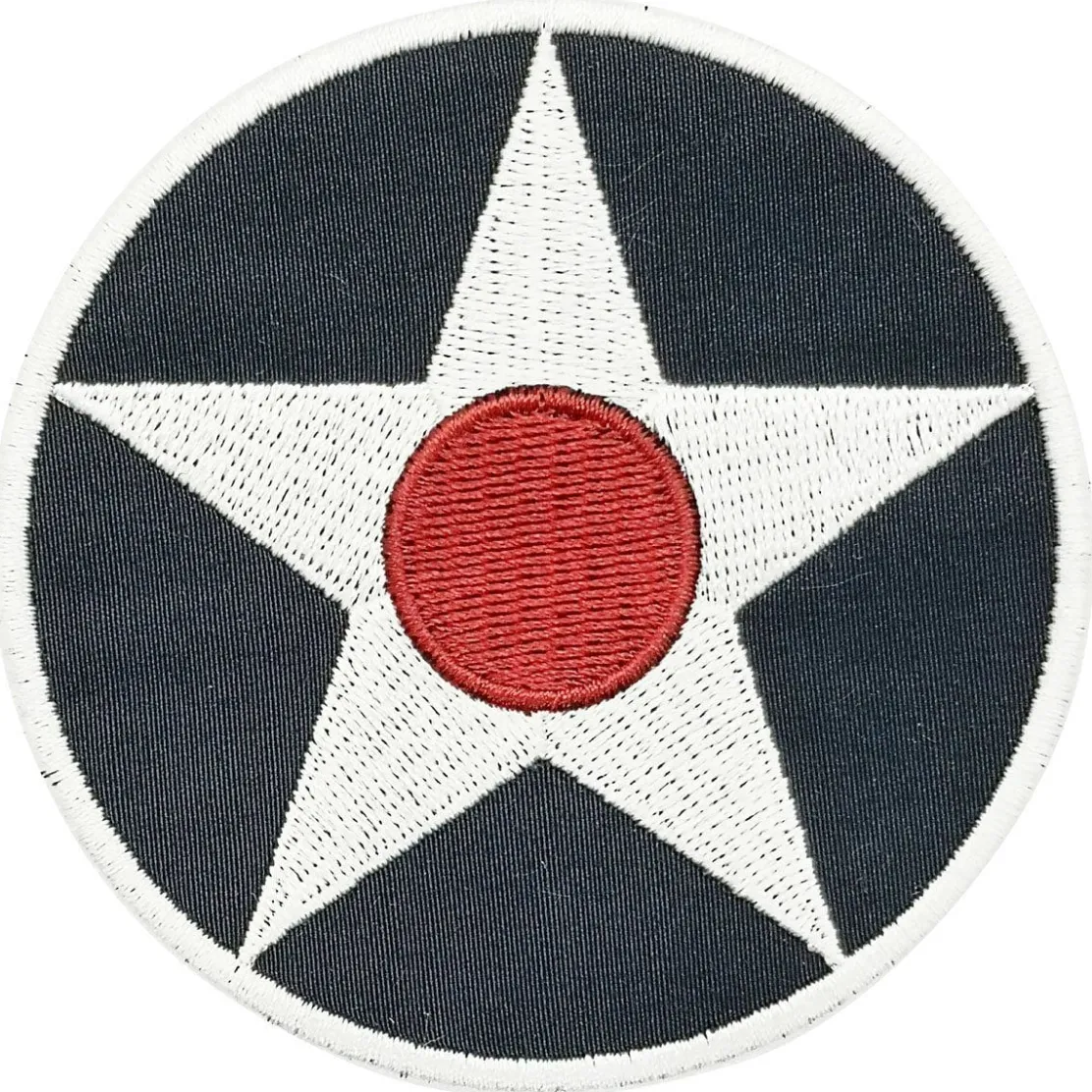 USAF Roundel 1919-1942 Iron-On Patch by Aeroplane Apparel Co.
