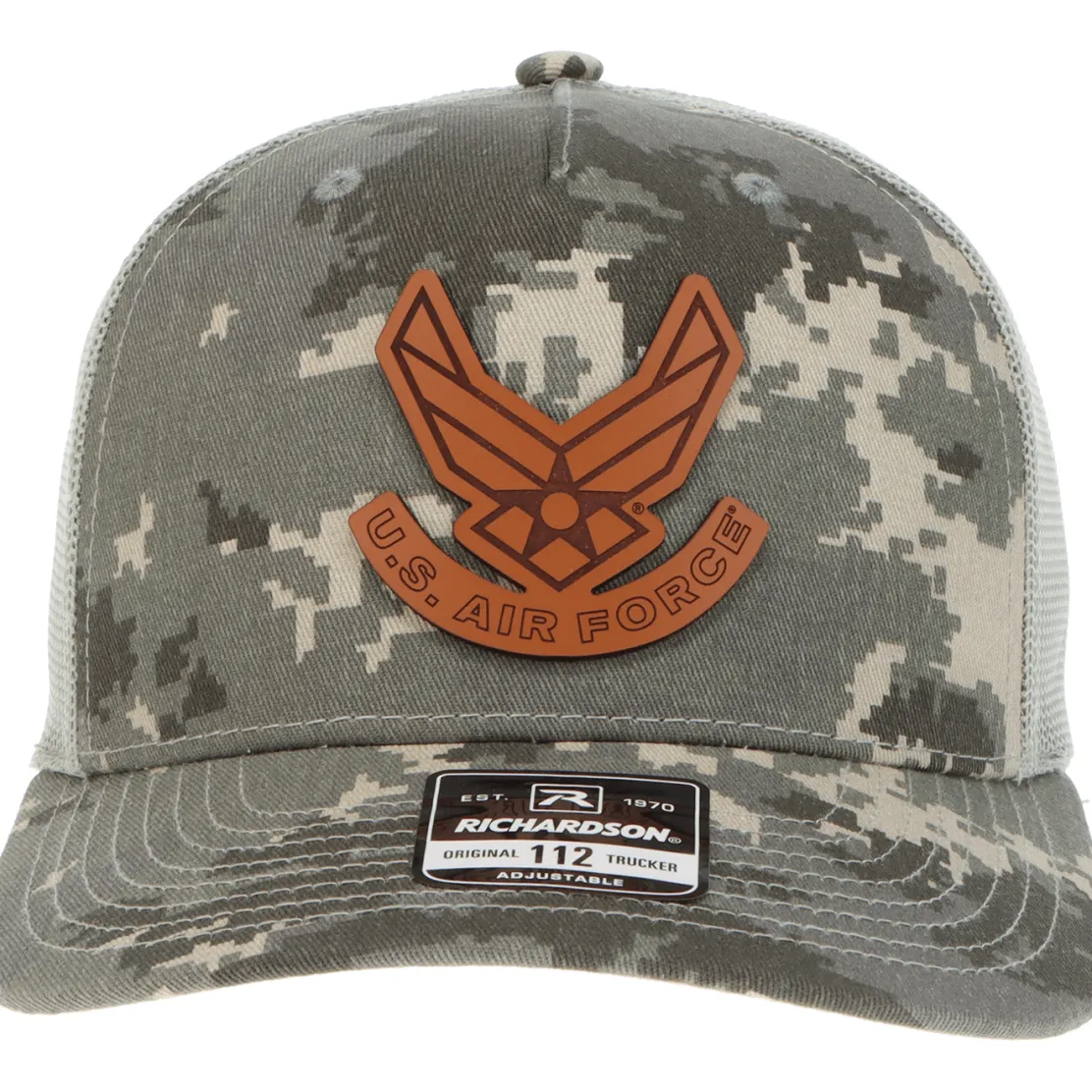 U.S. Air Force Symbol Richardson 112 Heritage Trucker Hat - Buckskin
