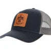 U.S. Air Force Thunderbirds Crest Square Richardson 112 Signature Trucker Hat - Bison