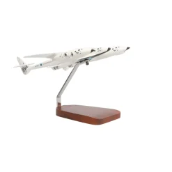 Virgin Galactic White Knight Two carrying SpaceShipTwo Large Mahogany Model