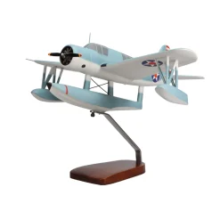 Vought Grumman OS2U Kingfisher Large Mahogany Model