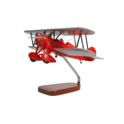 Waco Aircraft Company RNF (Red) Large Mahogany Model