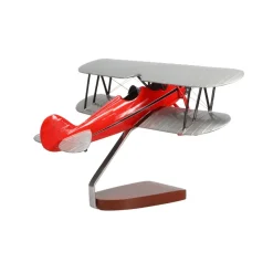 Waco Aircraft Company RNF (Red) Large Mahogany Model
