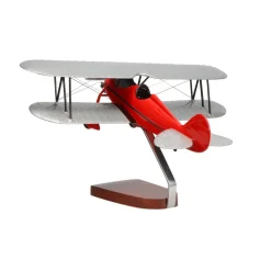 Waco Aircraft Company RNF (Red) Large Mahogany Model